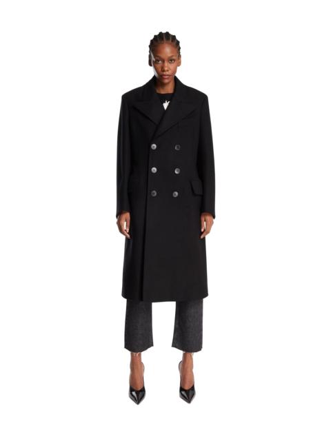 Maison Margiela Black Double-Breasted Coat