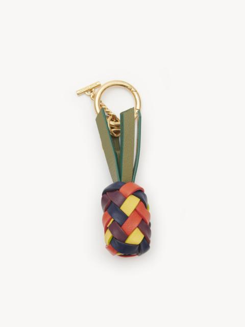 See by Chloé WOVEN PINEAPPLE KEY RING