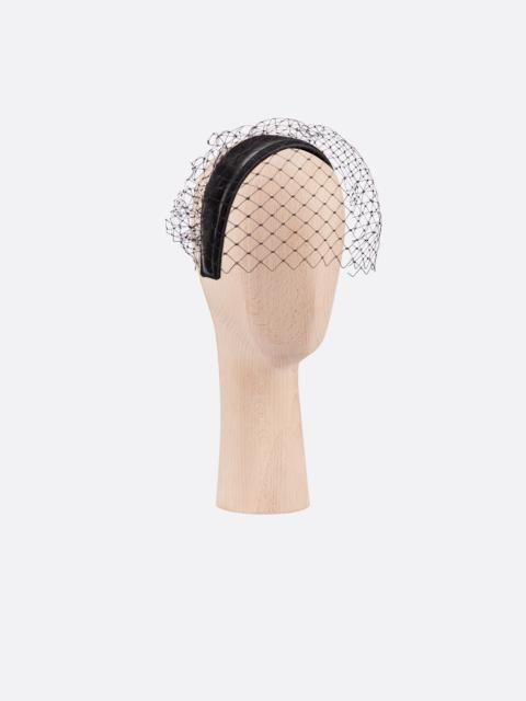Dior Diorevolt Headband with Veil