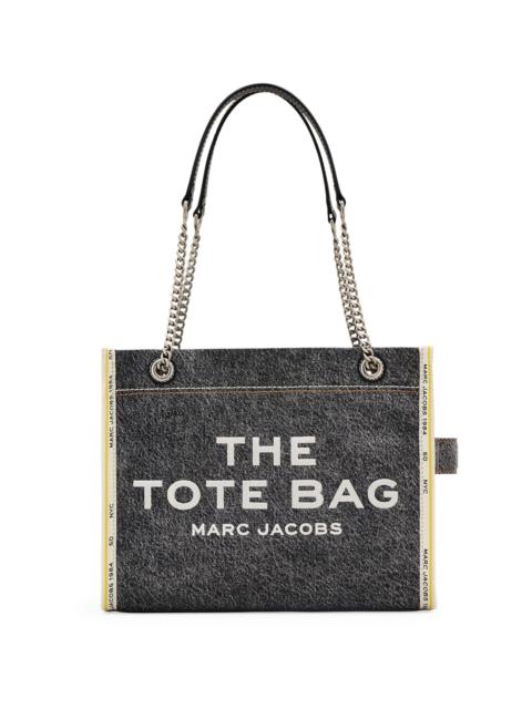 Marc Jacobs Women's The Denim Chain Medium Tote Bag - Black Wash