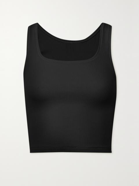 SKIMS Ribbed Cotton-blend Jersey Tank