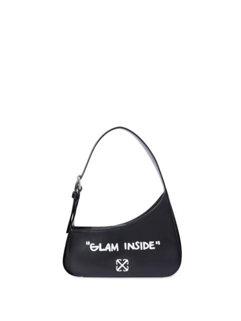 Off-White Black Jitney Quote Shoulder Bag