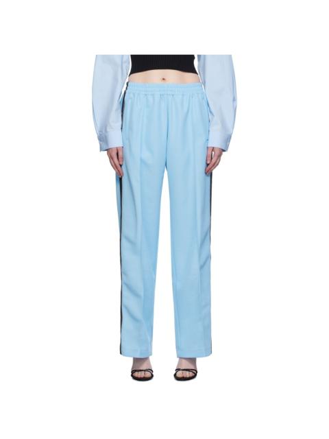 Blue Pinched Seam Track Pants