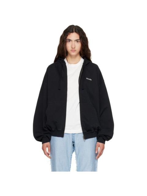 VETEMENTS Black 'Hoodie Definition' Hoodie