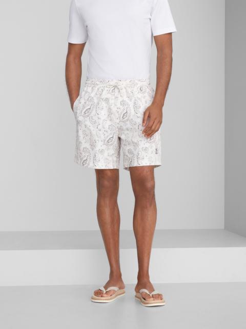 Brunello Cucinelli Paisley swim shorts