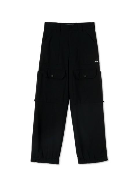 MSGM Virgin wool "Wool Suiting" workwear trousers