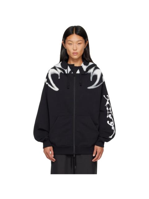 Y-3 Black Chito Edition 'Y-3' Graphic Zipper Hoodie