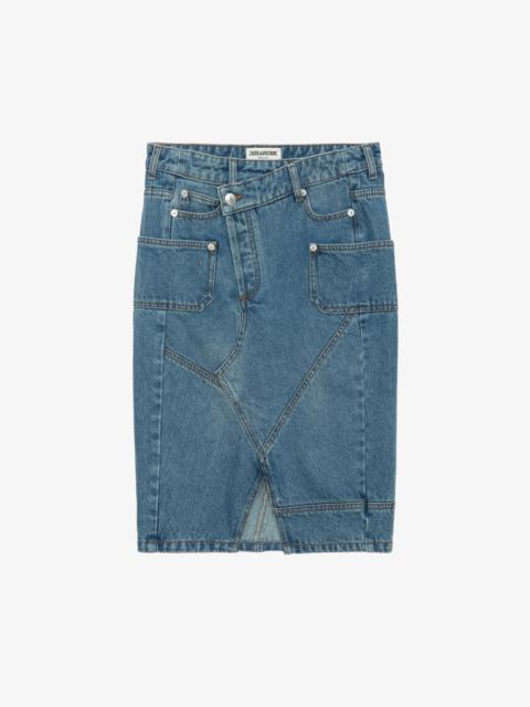 Zadig & Voltaire Jinko Denim Skirt
