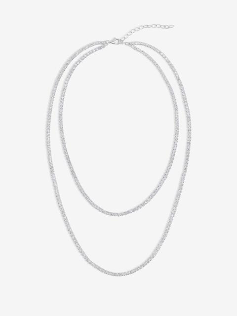 Splendid Shashi Layered Tennis Necklace