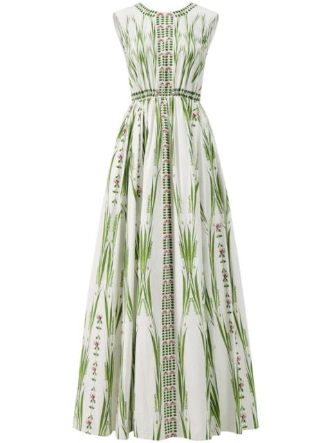 GIAMBATTISTA VALLI Jardin du Cap floral-print maxi dress