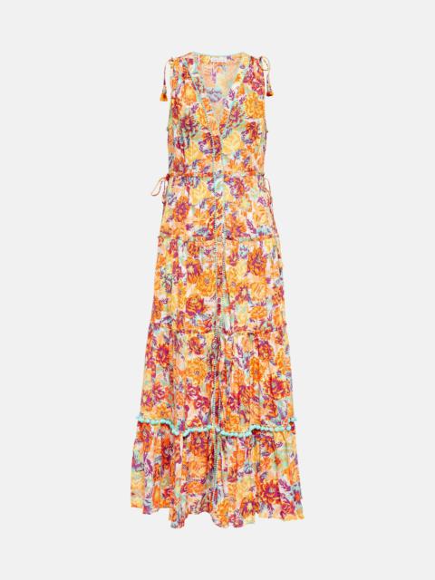 Ivy floral maxi dress