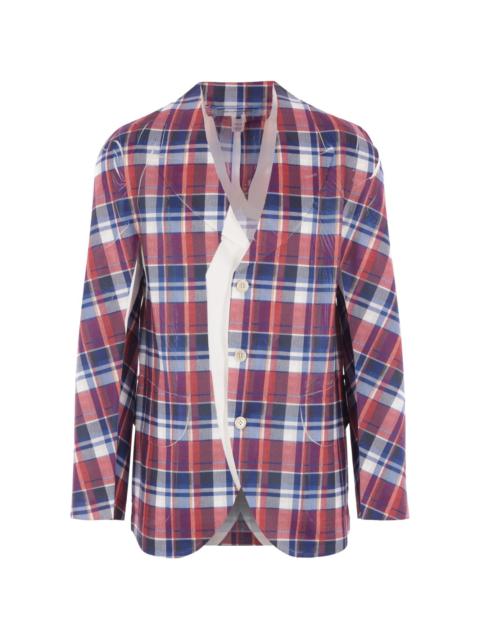 Comme des Garçons SHIRT checked blazer