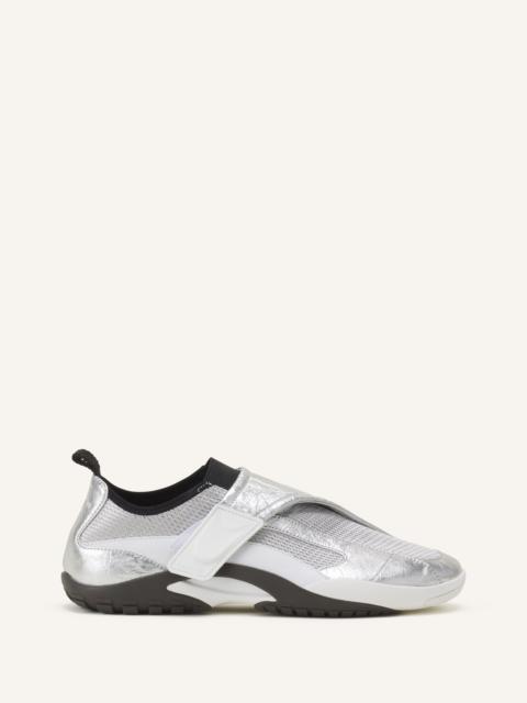 Lanvin LNV1 SNEAKERS IN CRINKLED METALLIC LEATHER