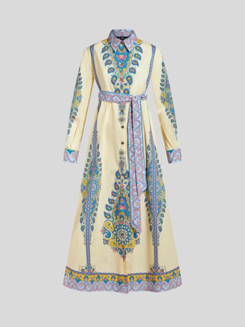 Etro PRINTED COTTON SHIRT DRESS