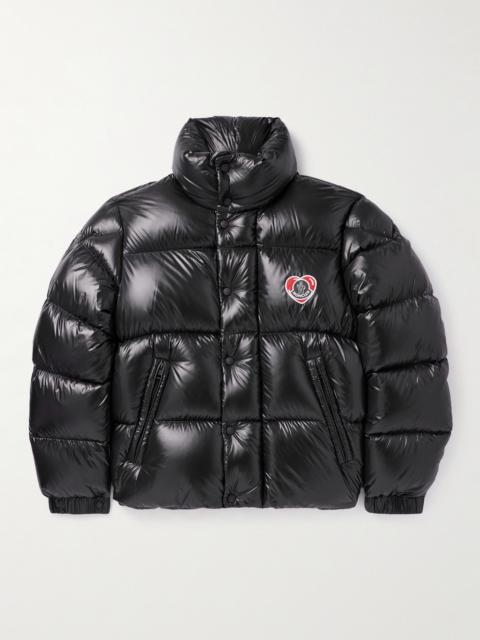 Moncler Misam Logo-Appliquéd Quilted Shell Down Jacket