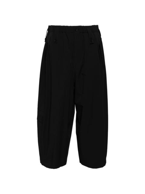 Yohji Yamamoto wide-leg cropped trousers