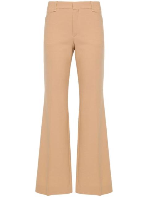 Chloé wool-blend flared trousers