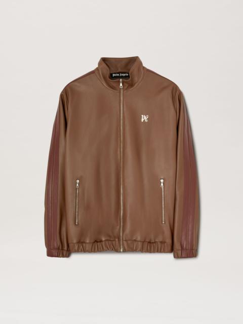 Palm Angels Monogram Leather Track Jacket