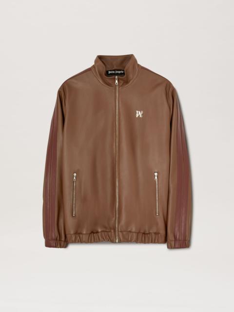 Monogram Leather Track Jacket