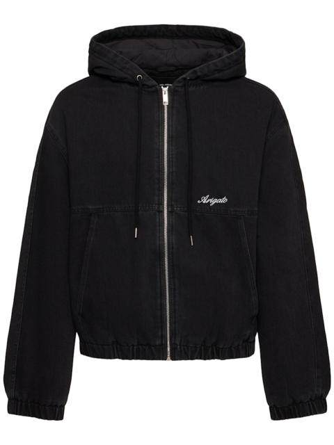 Moss padded cotton jacket