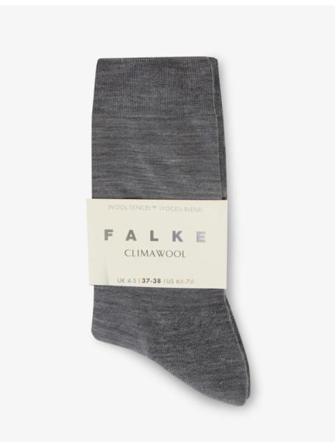 FALKE Brushed mid-calf polyamide and wool-blend knitted socks