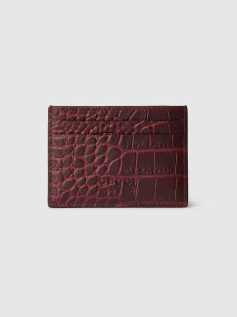 Crocodile card case