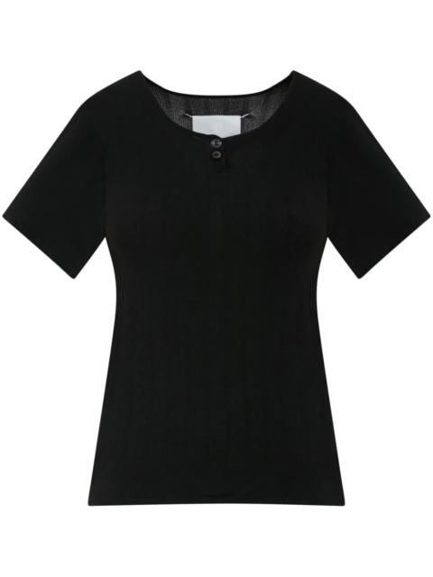Maison Margiela button-placket T-shirt