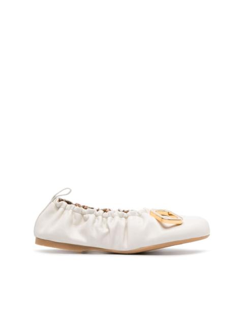 JW Anderson JWA leather ballerina shoes