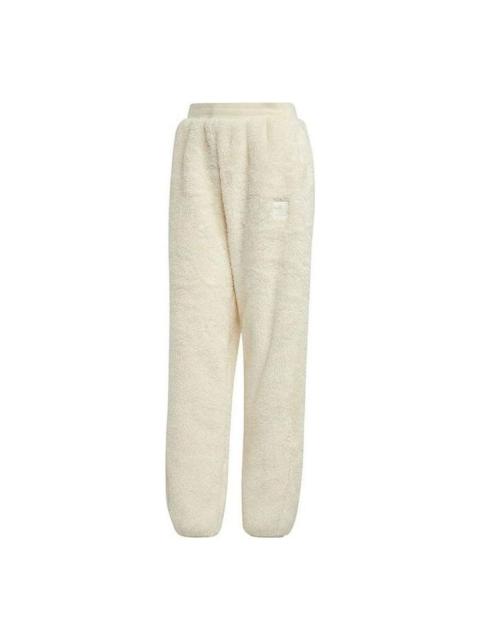 adidas (WMNS) adidas Essentials+ Fluffy Teddy Pants 'Beige' IC2256
