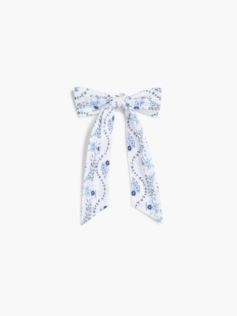 Hill House Home The Belle Bow - Blue Vine Stripe
