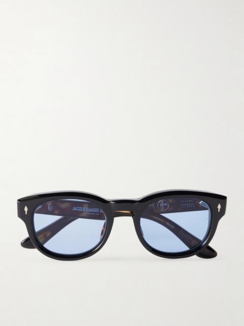 JACQUES MARIE MAGE Dr. Dream Round-frame Tortoiseshell Acetate Sunglasses