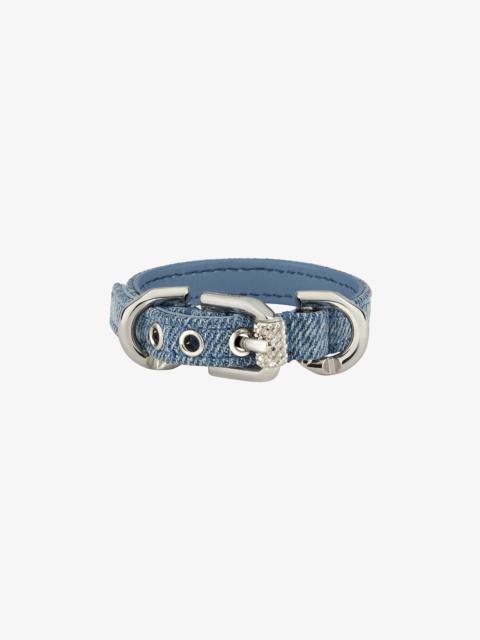 Givenchy VOYOU BRACELET IN DENIM AND METAL