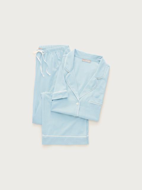 J.CREW Dreamy cotton-blend short-sleeve pajama pant set