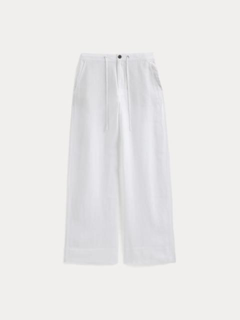 EVERLANE WIDE-LEG DRAWSTRING PANT IN LINEN