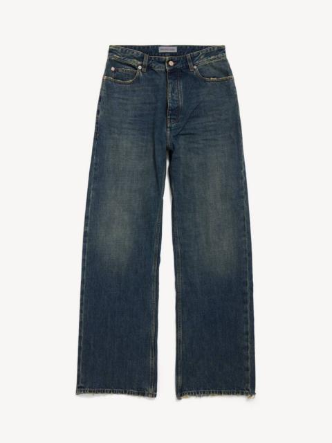 BALENCIAGA Men's Regular Fit Jeans in Vintage Blue