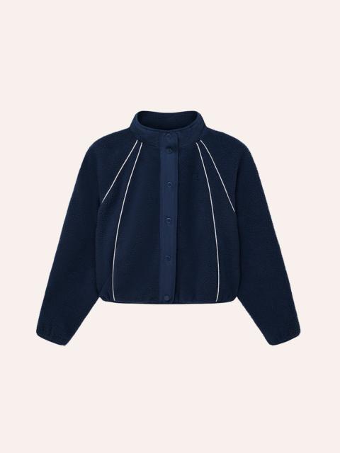 P.E NATION VENTURE SHERPA JACKET IN DARK NAVY