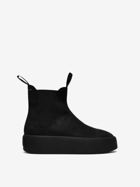 MM6 Maison Margiela Chelsea nubuck ankle boots