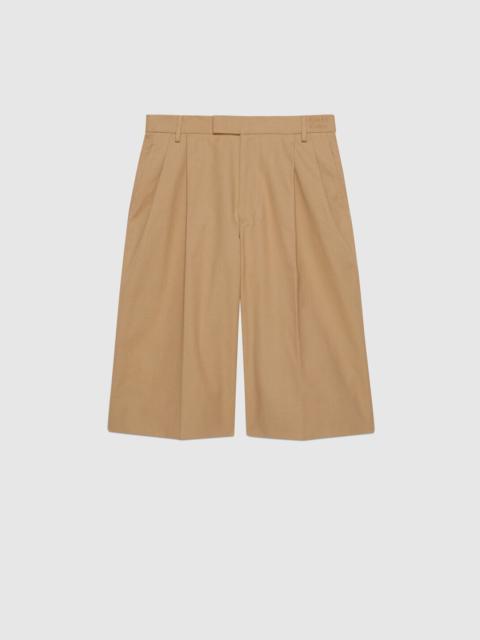 GUCCI Lightweight cotton canvas short