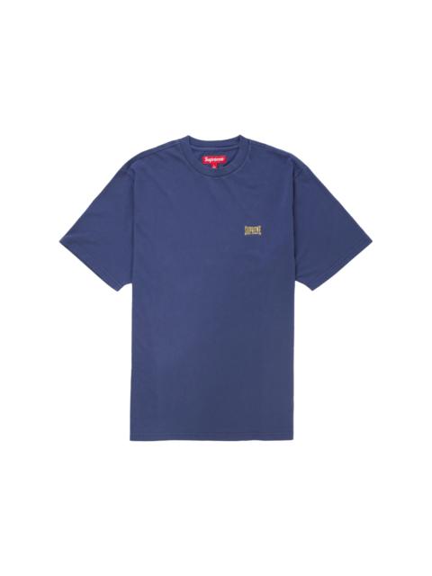 Supreme Supreme Warm Up Washed S/S Top Navy
