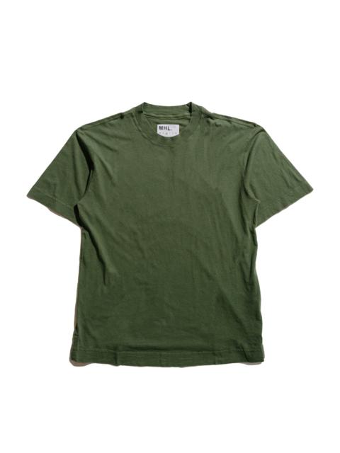 MHL Simple T-Shirt Organic Cotton Linen Jersey Grass