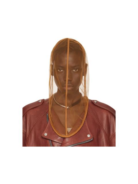 Rick Owens Tan Sheer Hood