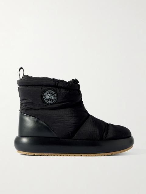 Canada Goose Pender Logo-Appliquéd Quilted Shell Boots
