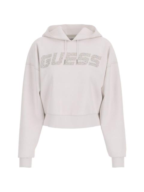 GUESS USA Primula rhinestone-embellished hoodie