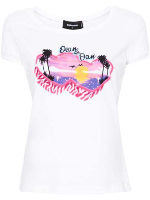 DSQUARED2 Dean & Dan cotton T-shirt