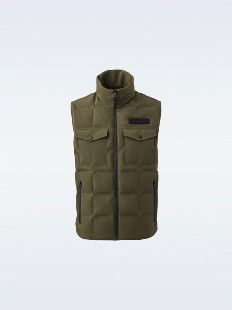 MACKAGE HANK Flex tech down vest with packable hood