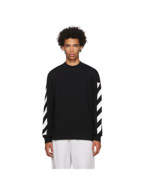 Off-White Black Diag Arrow Skate Long Sleeve T-Shirt