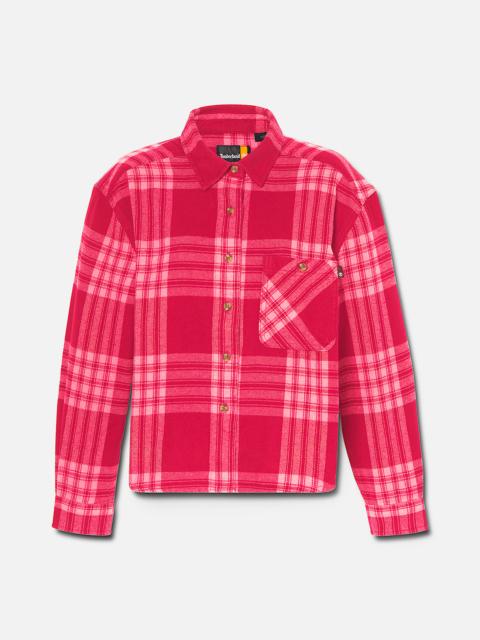 Timberland Women's Midweight Flannel Pocket Shirt