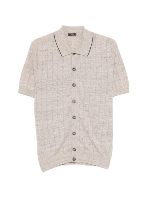 PESERICO buttoned collared knitwear
