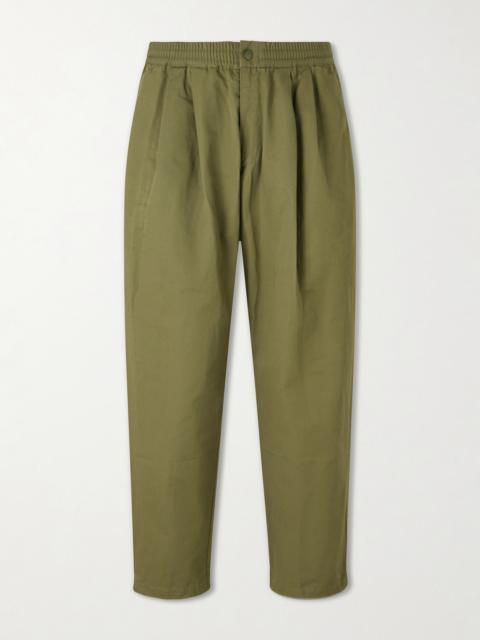 NEIGHBORHOOD Wide-Leg Cotton and Linen-Blend Twill Trousers