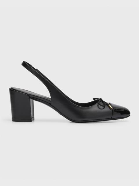 【BOHEMIAN SEOUL】BOHEMSEO SLEEK LEATHER BELTED SLINGBACK BOHEMIAN SEOUL】BOHEMSEO SLEEK LEATHER BELTED SLINGBACK